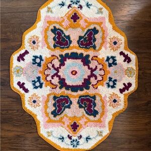 Anthropologie Patterned bathroom Rug